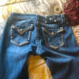 Miss me jeans inseam 34 waist 30